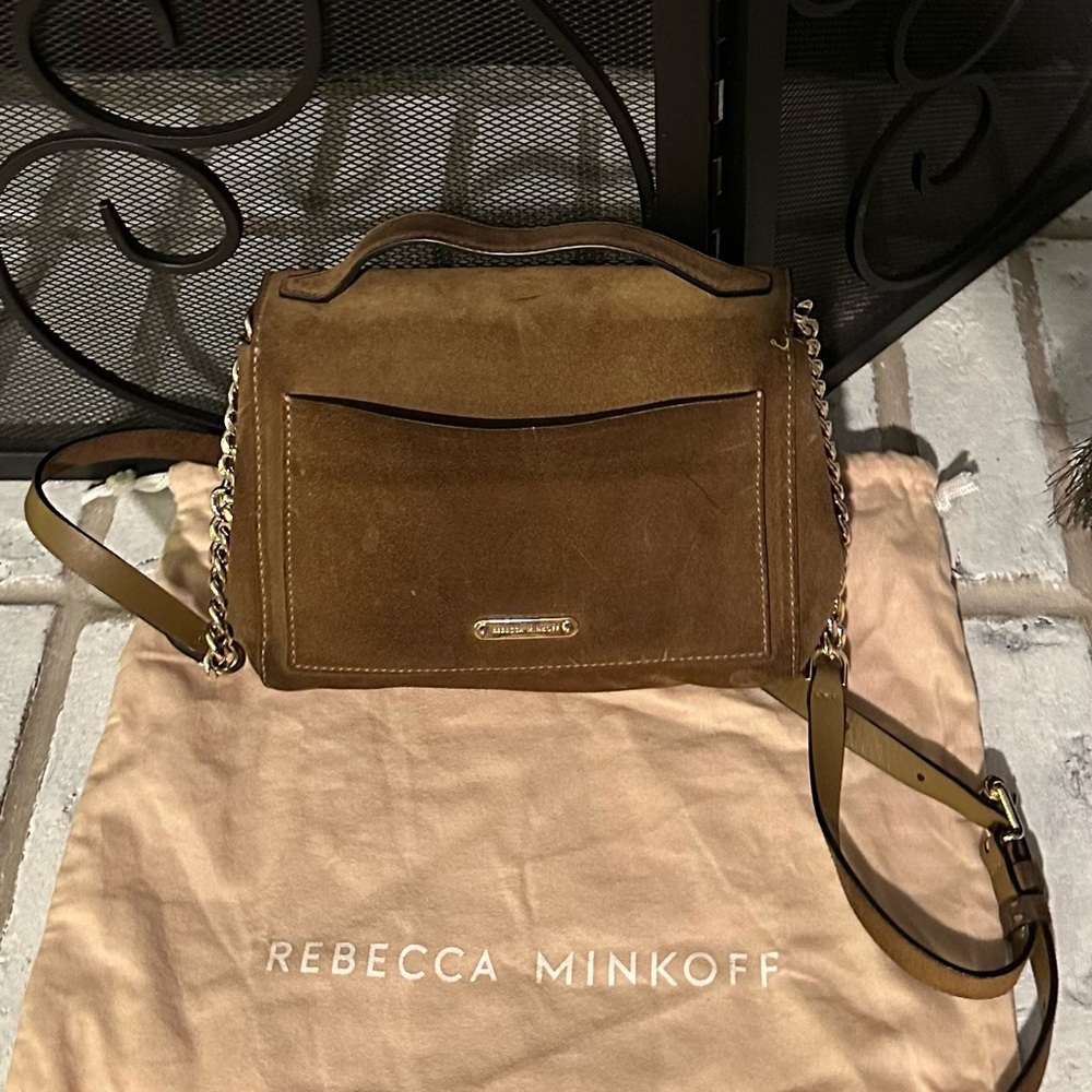 Rebecca Minkoff Military Brown Crossbody Bag - Picture 5 of 10